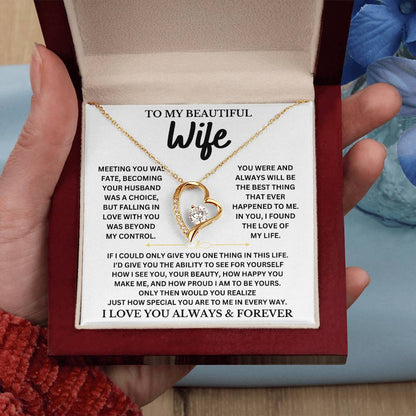 To My Wife | Forever Love Necklace