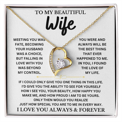 To My Wife | Forever Love Necklace